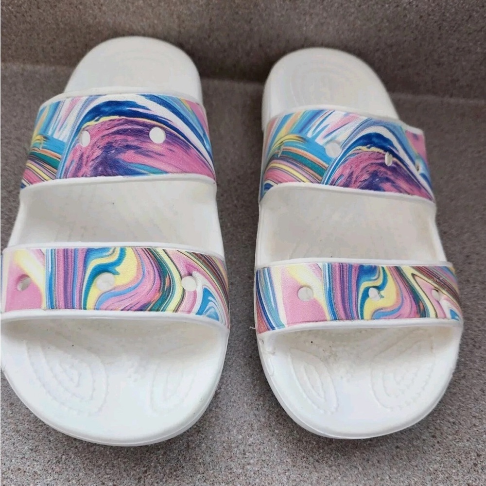 ✨CROCS✨Out of This World Double Strap Sandles